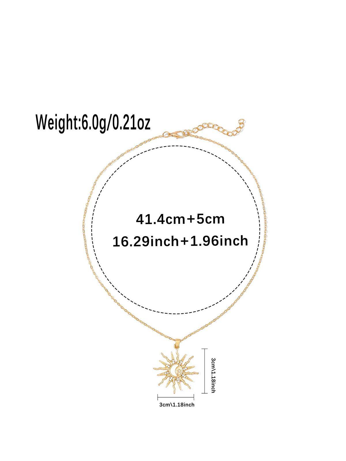 Solmira™ | Güneş & Ay İkon Kolye