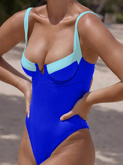 Solmira™ | Kontrast Askılı Şekillendirici Mayo