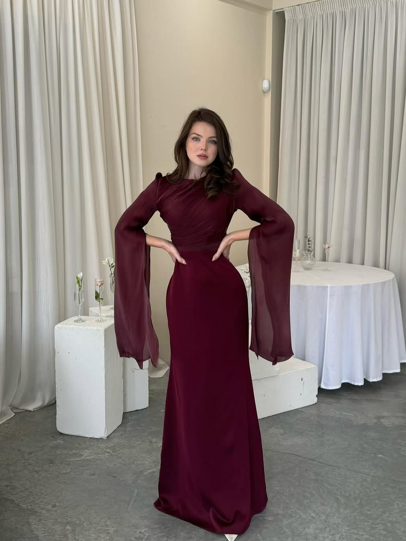 Solmira™ | Kraliyet Işıltısı Uzun Gece Elbisesi