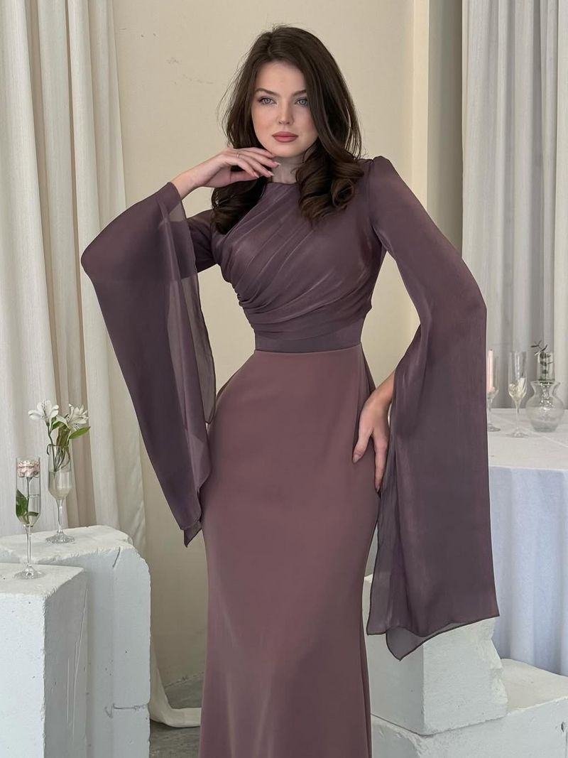 Solmira™ | Kraliyet Işıltısı Uzun Gece Elbisesi