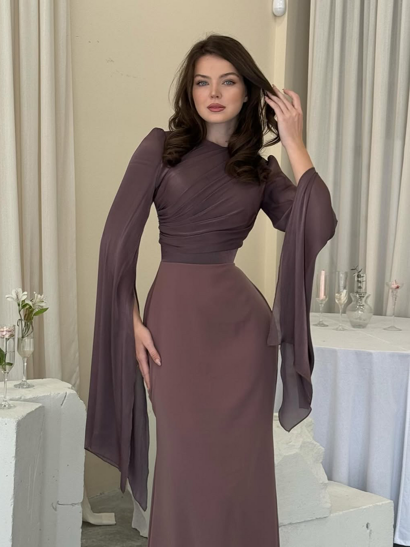 Solmira™ | Kraliyet Işıltısı Uzun Gece Elbisesi