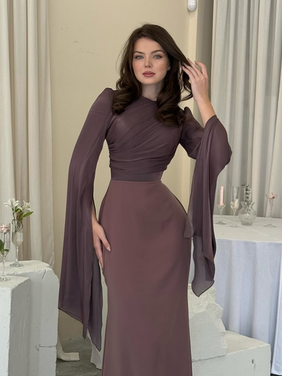 Solmira™ | Kraliyet Işıltısı Uzun Gece Elbisesi