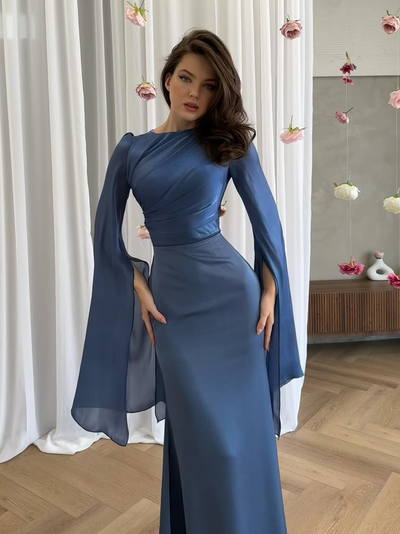 Solmira™ | Kraliyet Işıltısı Uzun Gece Elbisesi