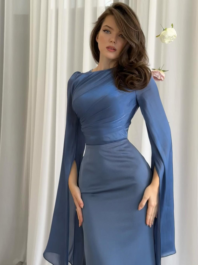 Solmira™ | Kraliyet Işıltısı Uzun Gece Elbisesi