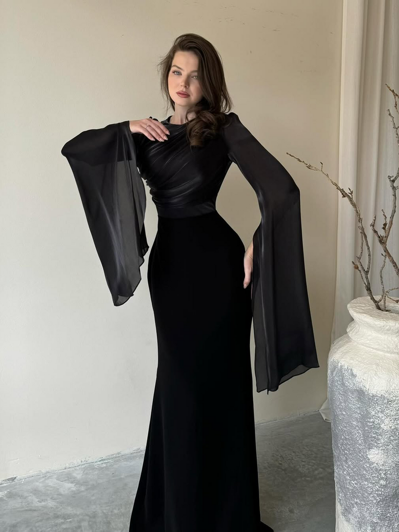 Solmira™ | Kraliyet Işıltısı Uzun Gece Elbisesi