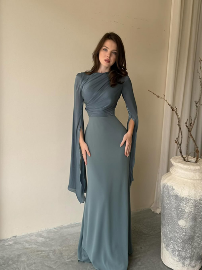 Solmira™ | Kraliyet Işıltısı Uzun Gece Elbisesi