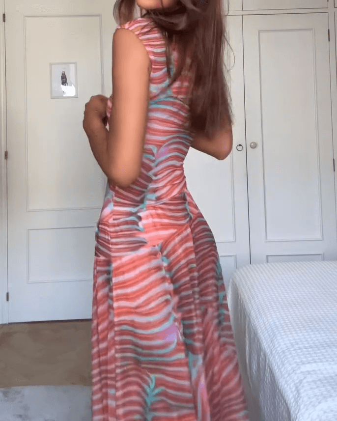 Solmira™ | Sunset Breeze Elbise