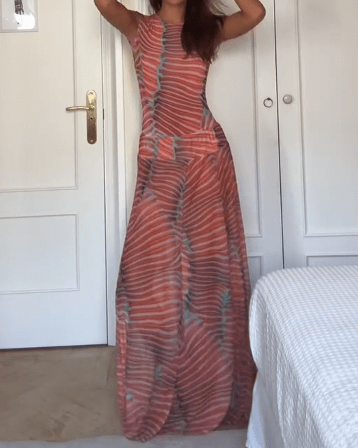 Solmira™ | Sunset Breeze Elbise