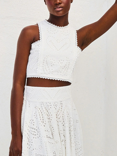 Solmira™ | Zarif Dantel İşlemeli Takım